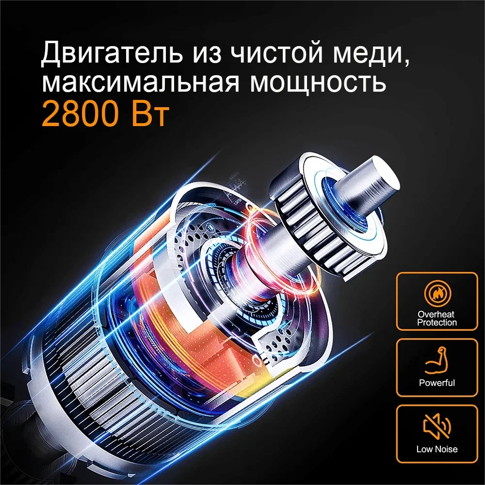 Hachoir à viande électrique puissant (2800 W max.) - Hachoir à viande robuste - Hachoir à saucisses - Robot culinaire en acier inoxydable - Poussoir à saucisses