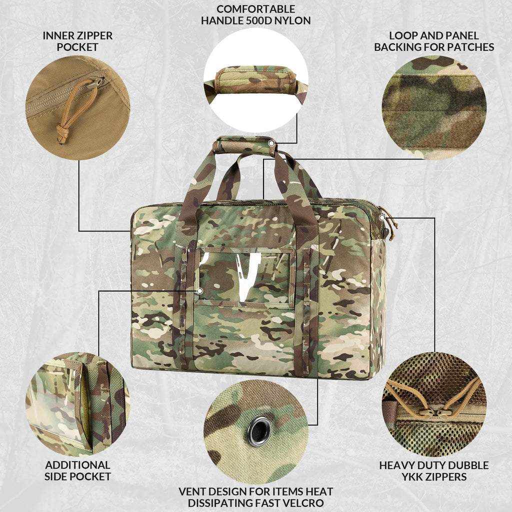 Sac de voyage militaire, sac de voyage extra large et ultra-résistant de 52 L pour l'armée, sac de voyage tactique pour le tir, le camping, la randonnée et les voyages.