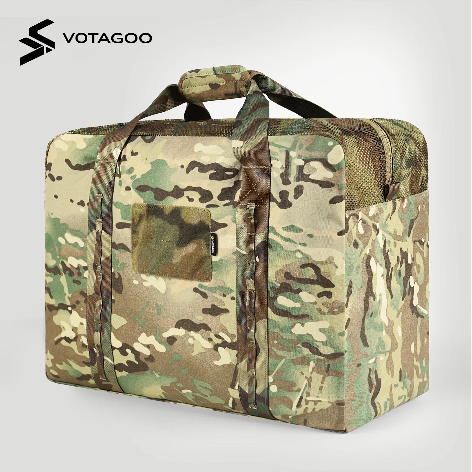 Sac de voyage militaire, sac de voyage extra large et ultra-résistant de 52 L pour l'armée, sac de voyage tactique pour le tir, le camping, la randonnée et les voyages.