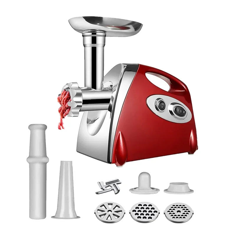 Electric Meat Grinder Powerful Max 2800W Heavy Duty Meat Mincer Sausage Grinder Stainless Steel Food Processor Sausage Stuffer