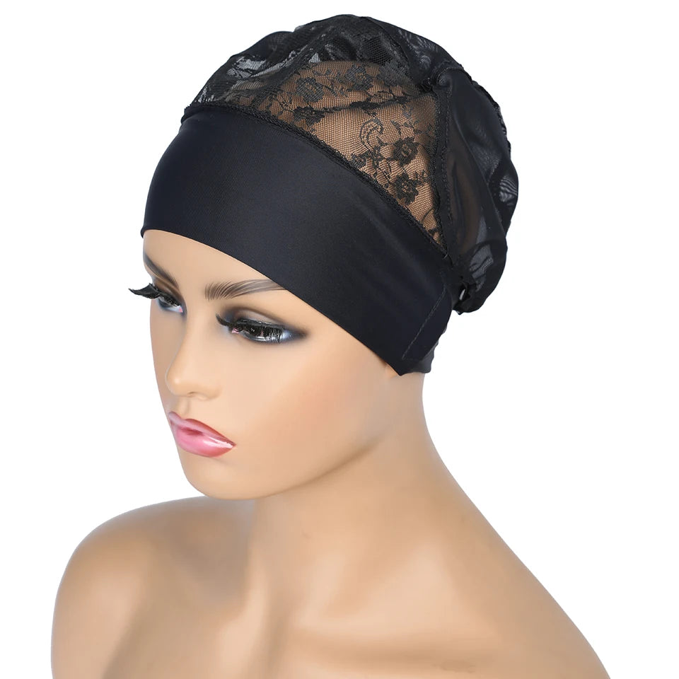 Bonnet de perruque pour bandeau (1 pièce) - Pour perruques à bords francs - Bonnet en filet - Bonnets de tissage - Bonnets pour perruques à bande ajustable