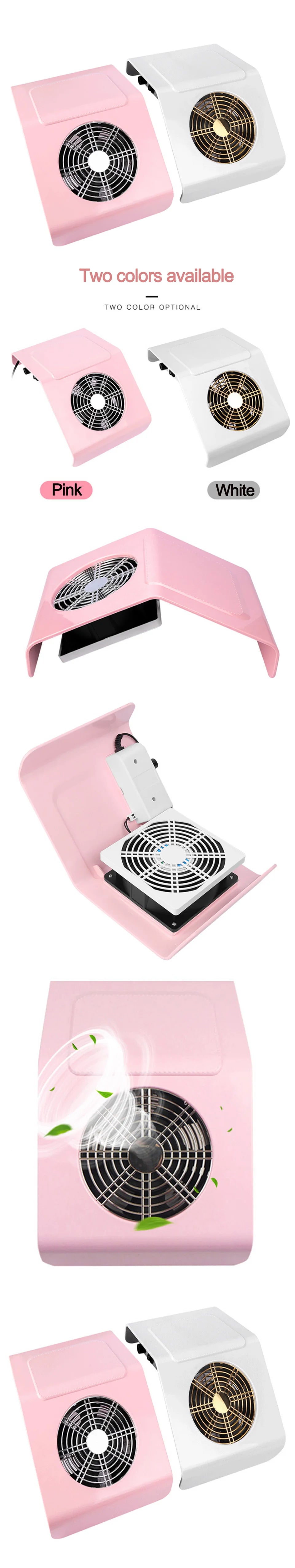 40W Professional Nail Dust Collector - Vacuum Cleaner with Collection Bag