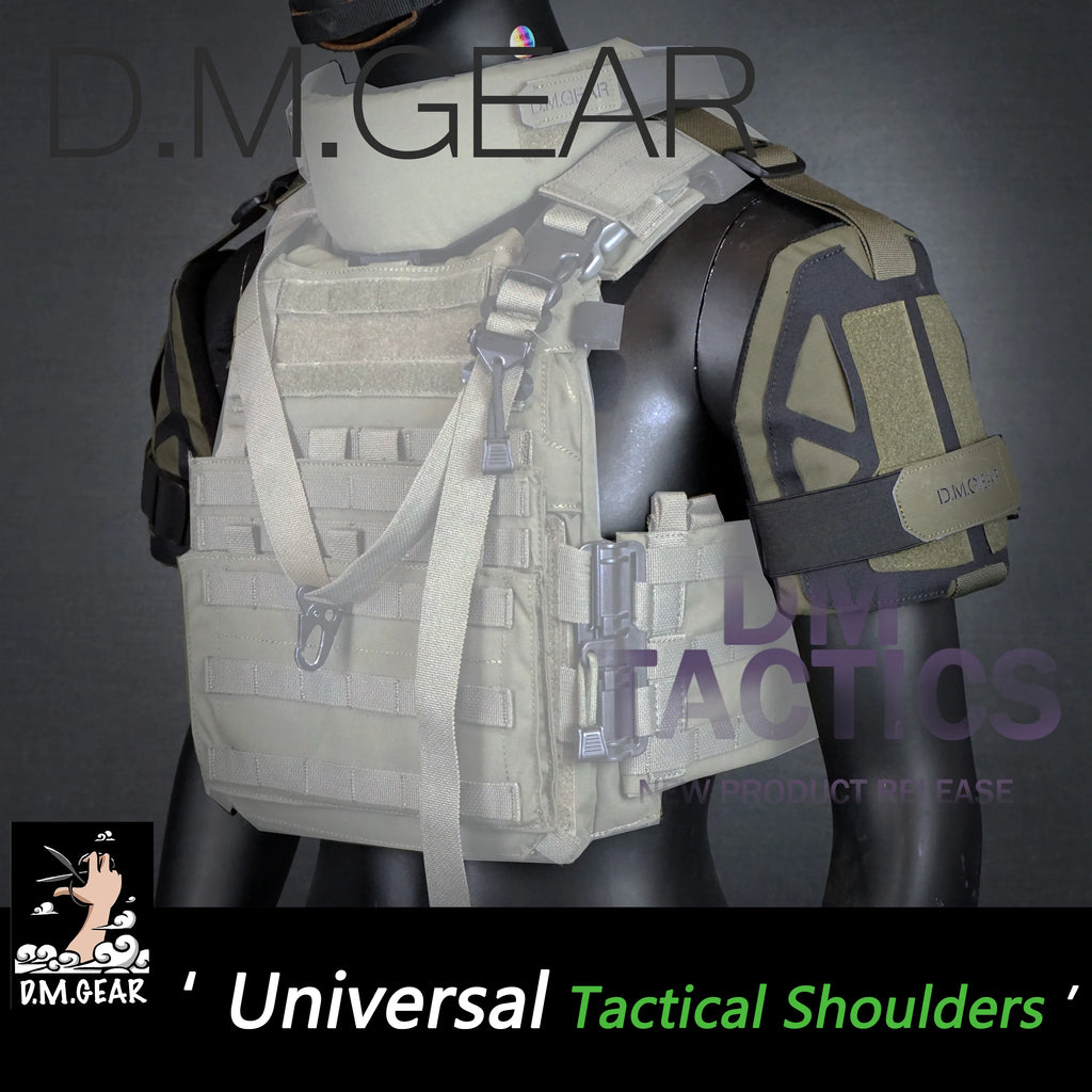 Gilet de protection d'épaule DMGear, équipement tactique de chasse, accessoire de protection pour airsoft, Molle, nylon universel