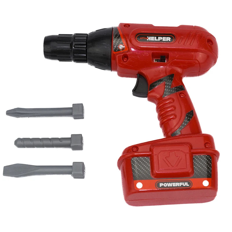 Outils, jouets, perceuse électrique, tournevis de simulation, kits d'outils de réparation électriques pour enfants, jeux d'imitation, cadeaux pour garçons