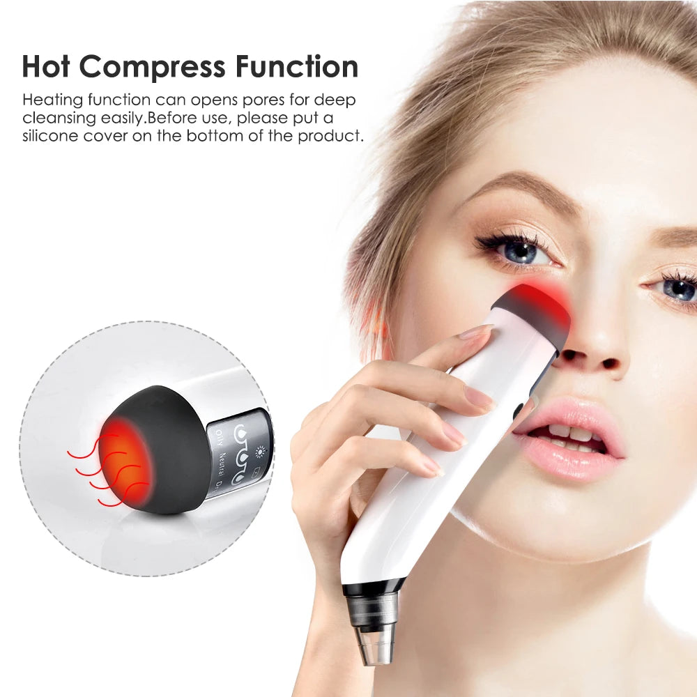 Electric Blackhead Remover - USB Rechargeable Pore Vacuum