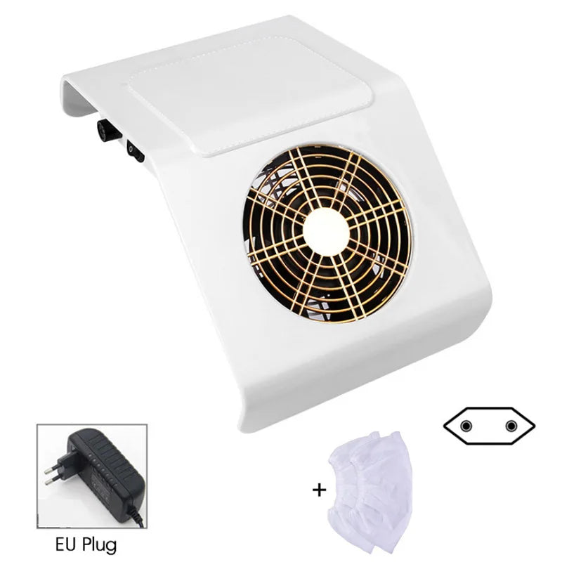 40W Professional Nail Dust Collector - Vacuum Cleaner with Collection Bag