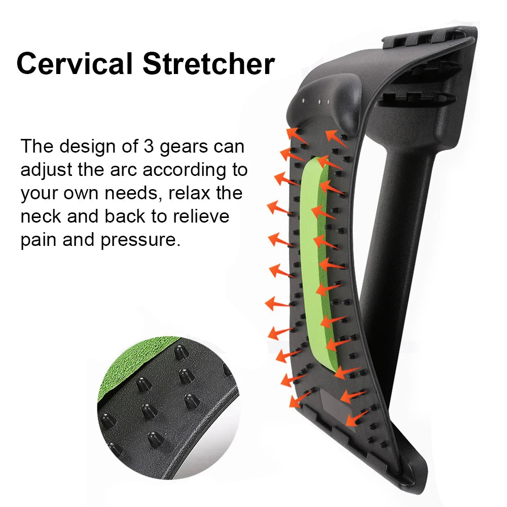 Appareil de massage magnétique du dos pour détendre les muscles, correcteur de posture, étirement du dos et de la colonne vertébrale, soutien lombaire et soulagement de la douleur