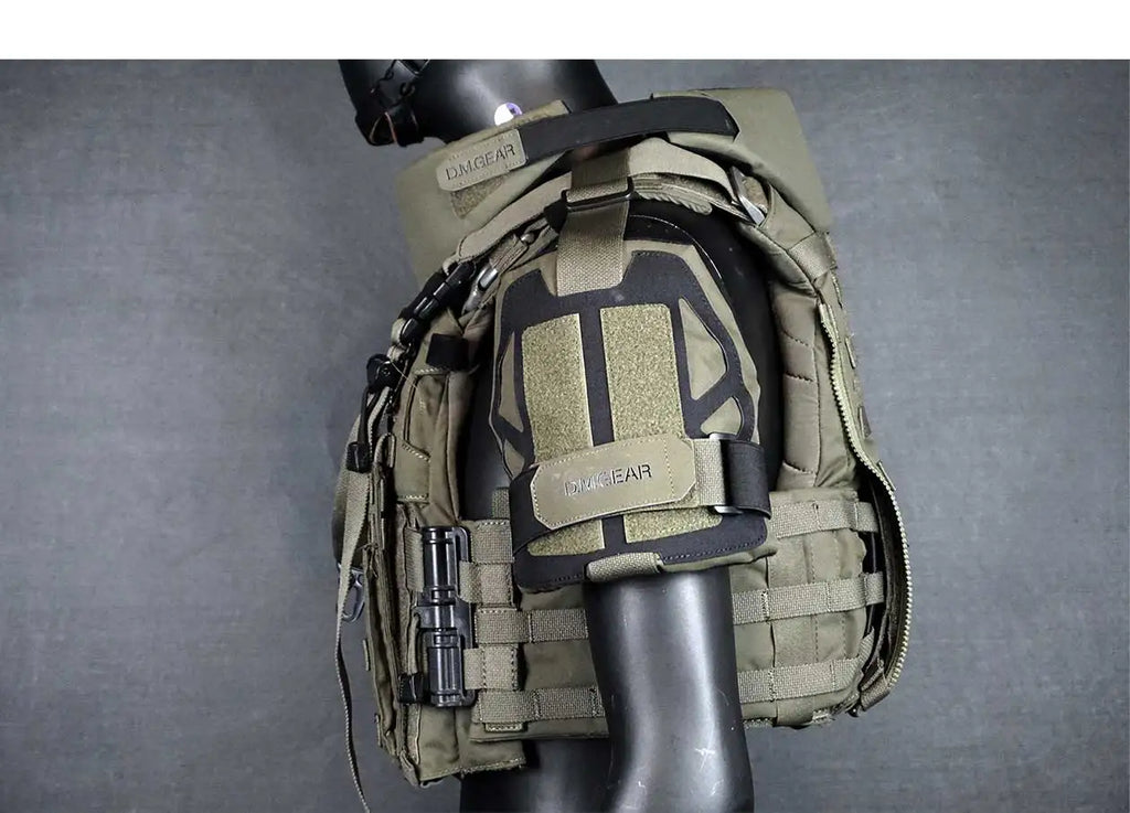 Gilet de protection d'épaule DMGear, équipement tactique de chasse, accessoire de protection pour airsoft, Molle, nylon universel