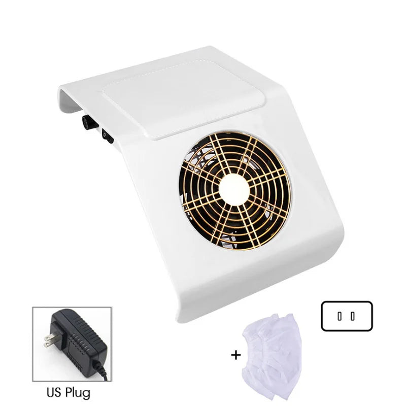 40W Professional Nail Dust Collector - Vacuum Cleaner with Collection Bag