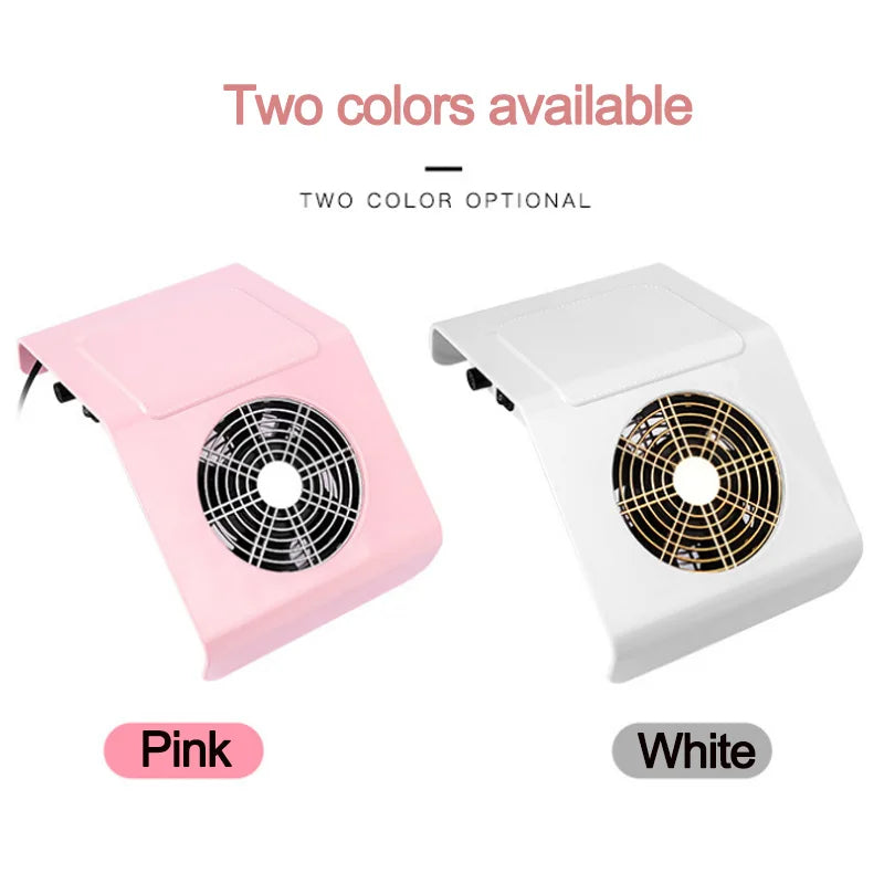 40W Professional Nail Dust Collector - Vacuum Cleaner with Collection Bag