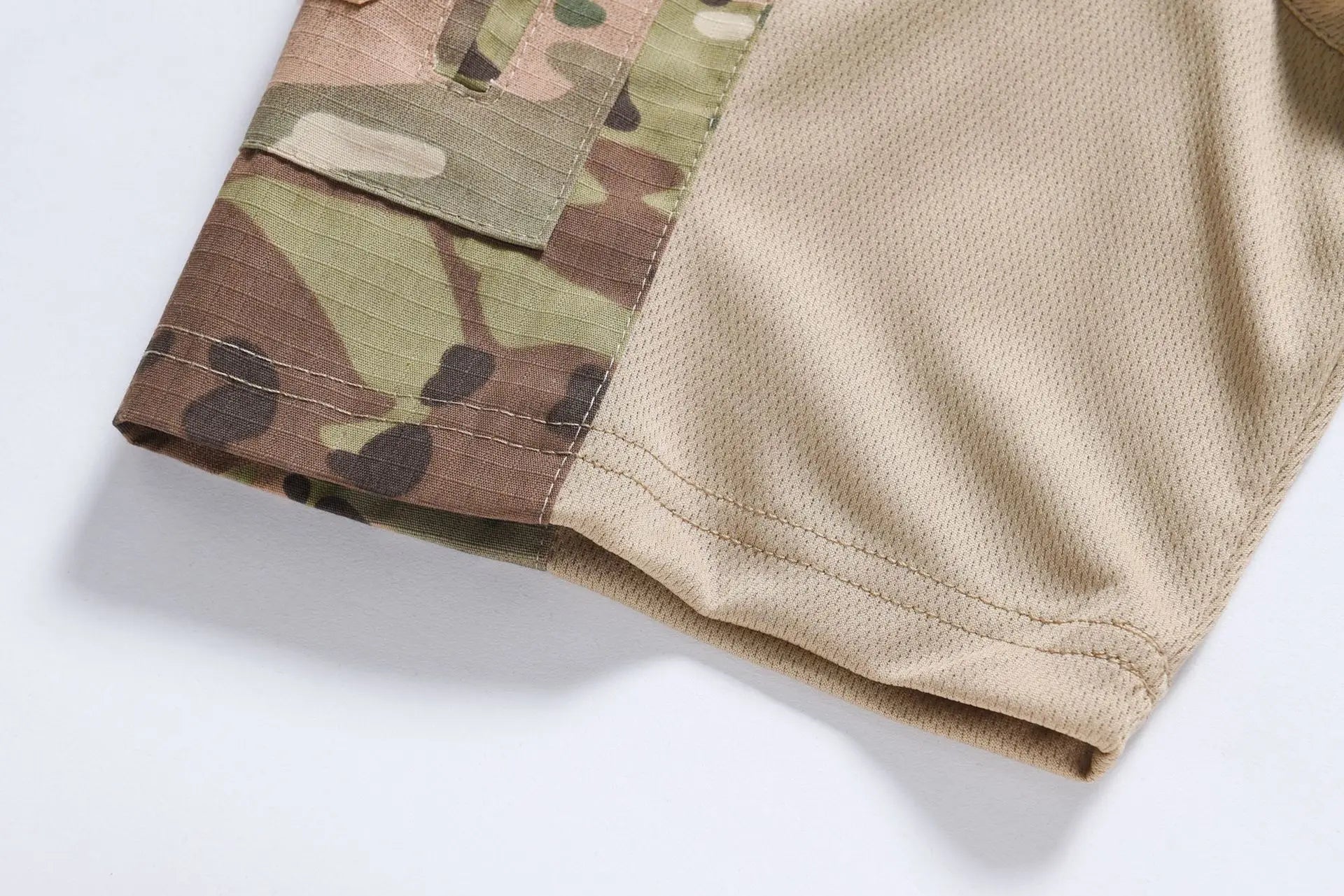 Camo Tactical Shirt Short Sleeve - Quick Dry Combat T-Shirt