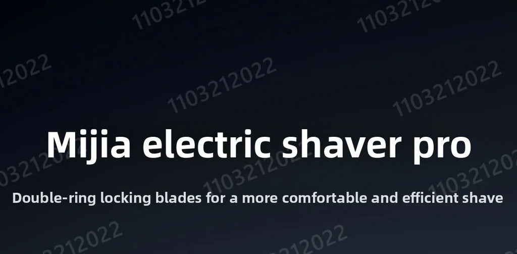 Rasoir électrique Xiaomi Pro avec tondeuse à barbe, utilisable sur peau sèche ou humide, étanche, écran couleur dynamique, rasage complet à 360°, autonomie de 90 jours.