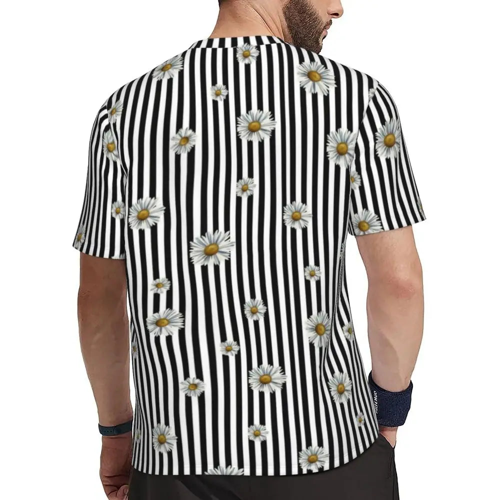 Gym T-Shirt Mondrian Line - Colorful Plaid Y2K Retro Graphic Tee