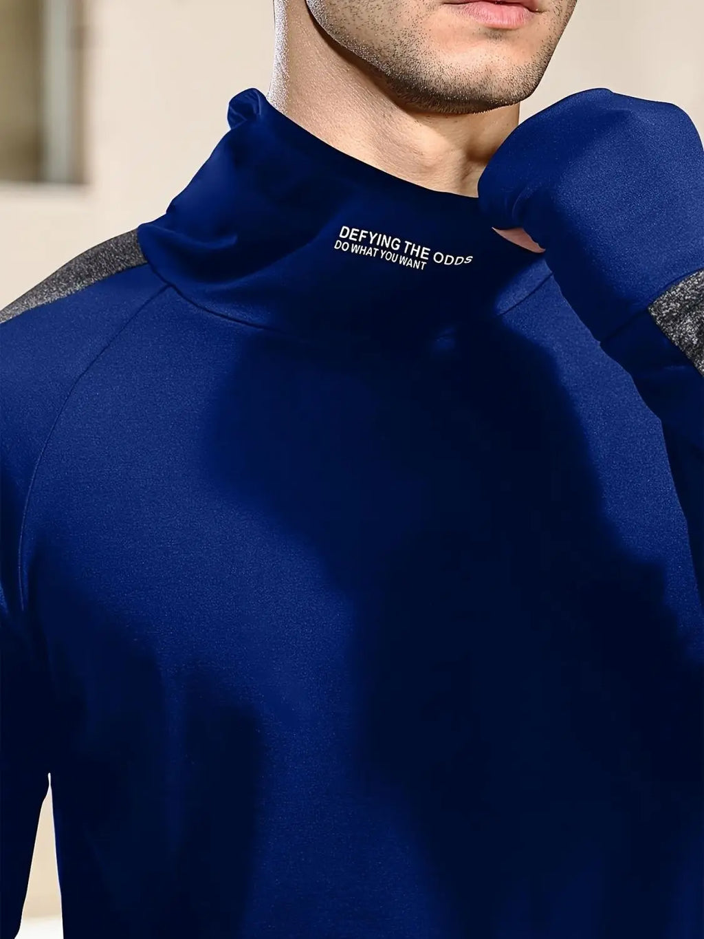 Men's Sports Hooded Quick-drying Breathable Cool Tight Outdoor Fitness Long-sleeved T-shirt