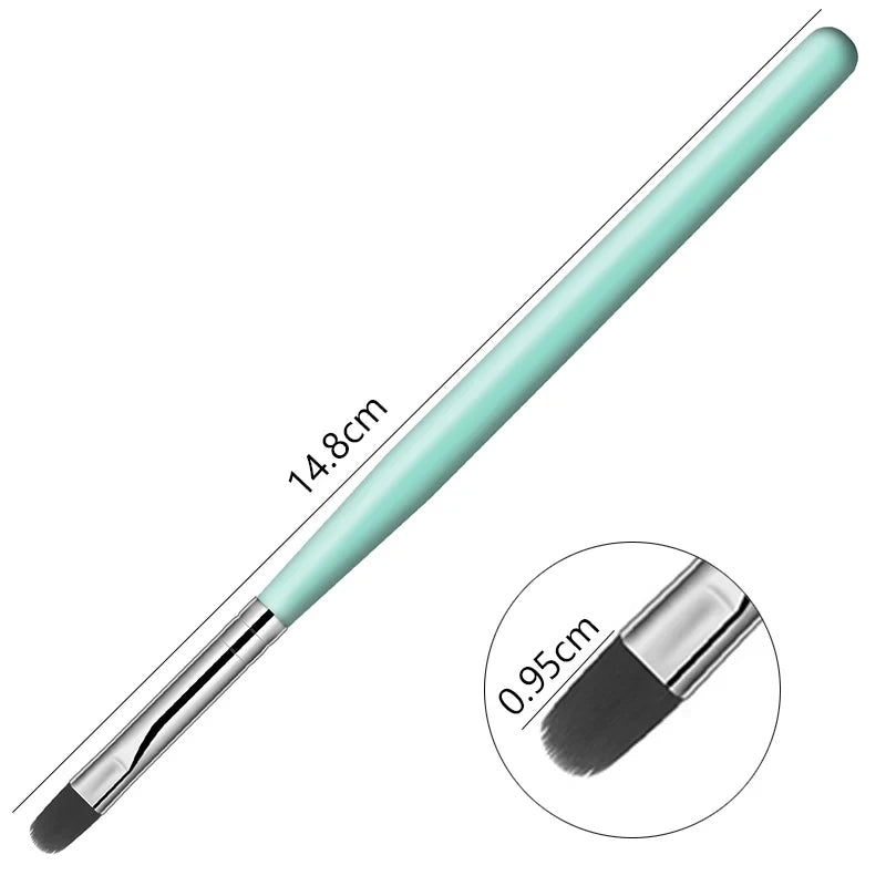 Pinceau professionnel en bois pour nail art - Extension de gel UV et peinture acrylique