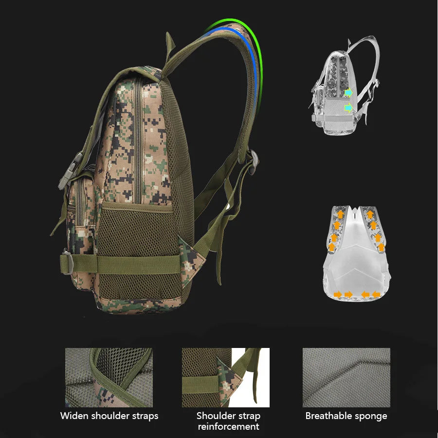 Tactical Camouflage Training Backpack