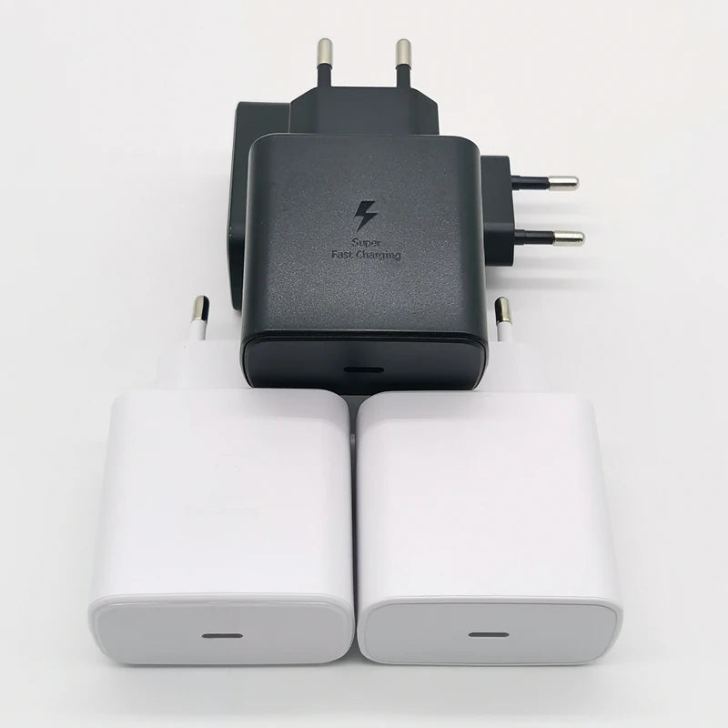 Chargeur Samsung 45 W à charge ultra rapide, adaptateur de charge rapide de 1,8 m de type C pour Galaxy S24, S23, S22, S21, S20, Note 20 Ultra, 10, Z Flip, Fold 6, 5, 4, 3 et 2
