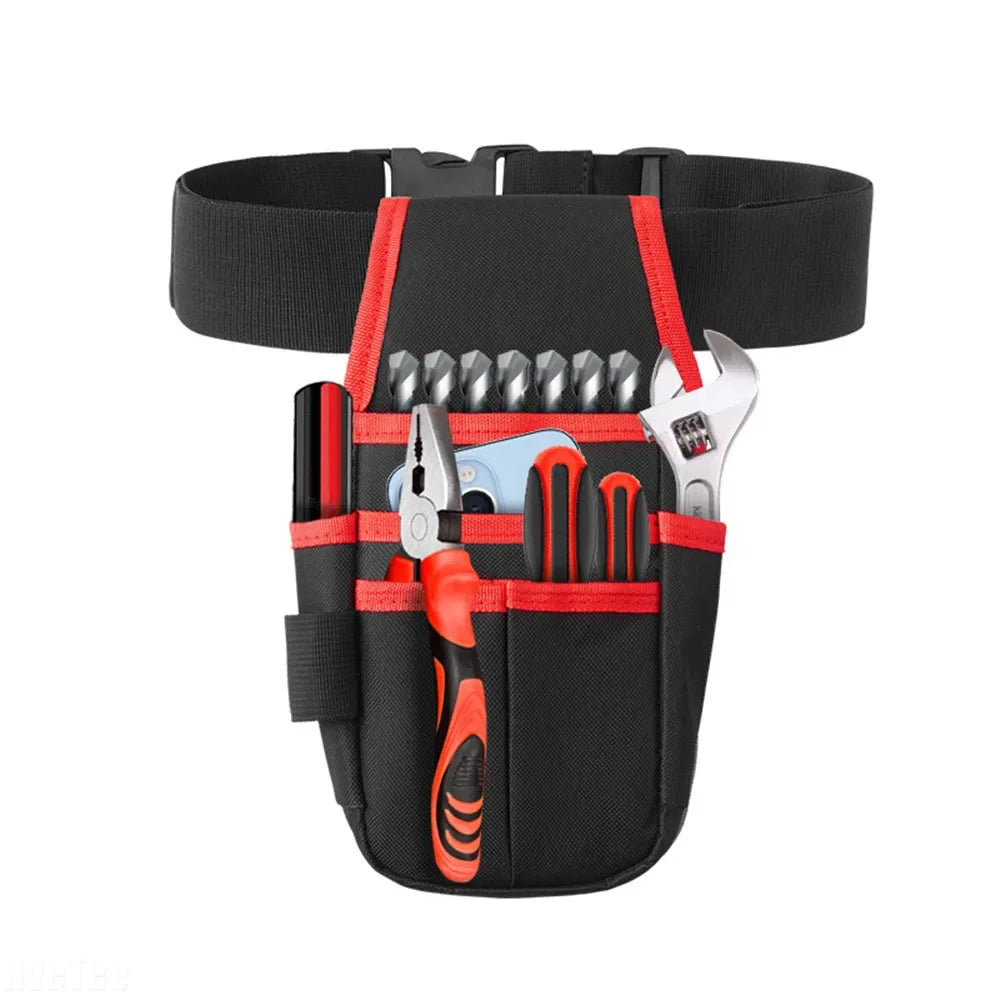 Sacoche ceinture à outils professionnelle - Pochette de rangement à 8 poches pour électriciens