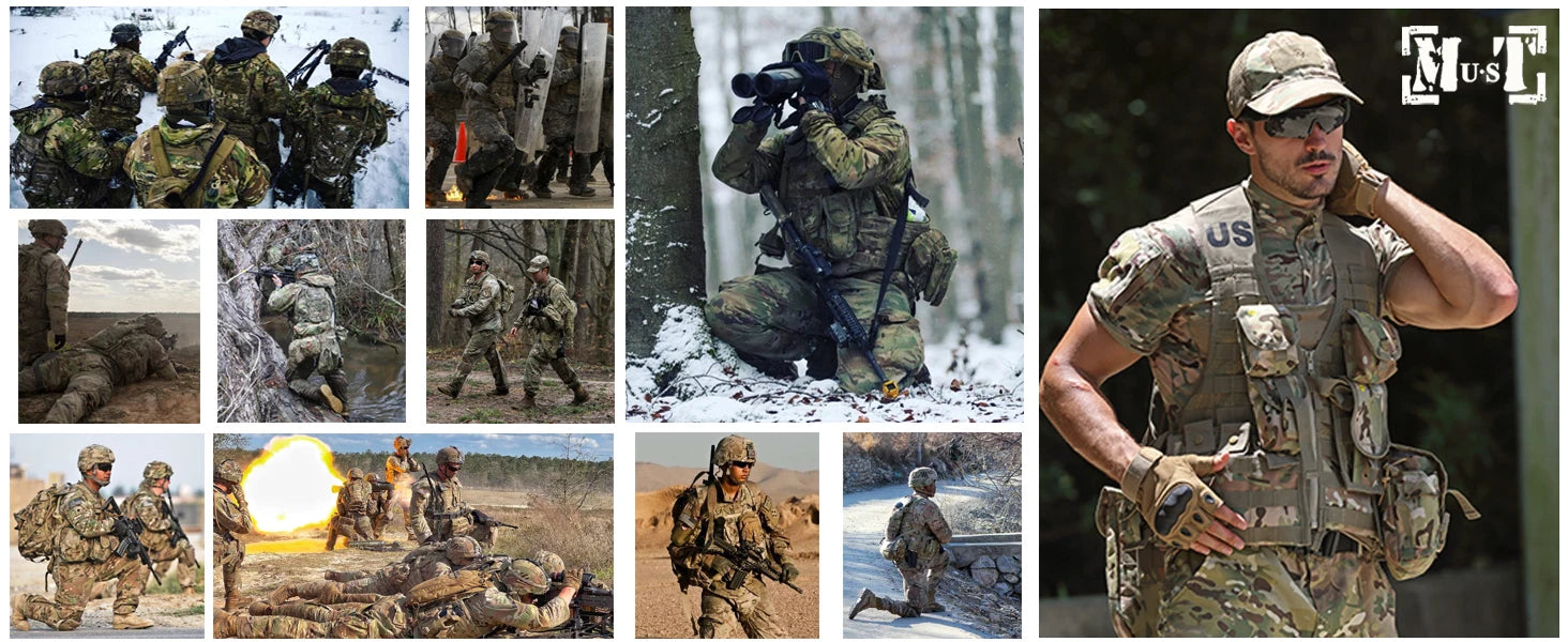 Military MOLLE 2 Tactical Vest Complete Set