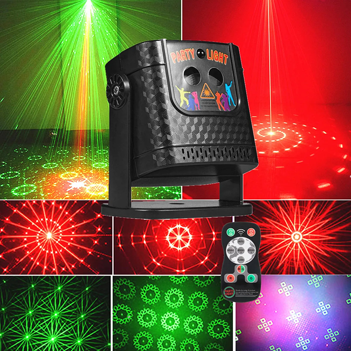 60-Pattern Party Effect Light Projector