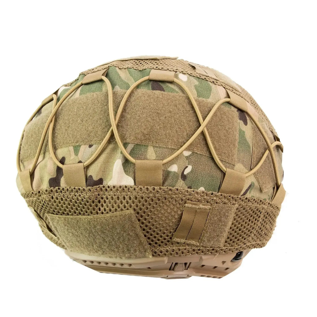 Tactical Helmet Cover - Multi-Camo Fast Helmet Cover for Airsoft & Paintball