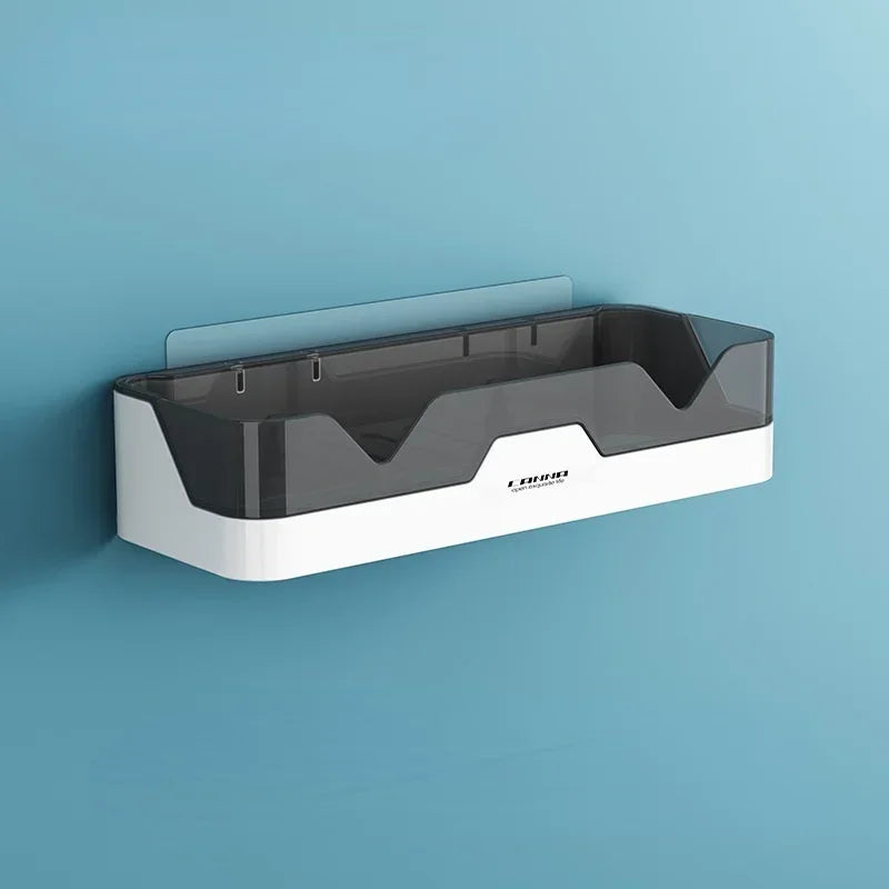 Bath Accessories Home Organizer Shower Shelves Wall Mount Bathroom Shelf WC Shampoo Holder Kitchen Storage Basket Cosmetic Rack