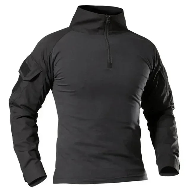 Outdoor Tactical Hiking Long Sleeve Shirt - Camouflage Combat Tee