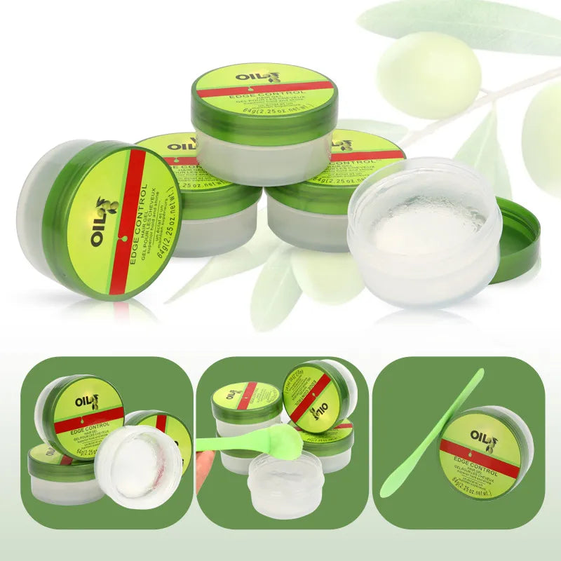 Wig Installation Kit Set 8Pcs Hair Mousse Glossing Hair Polisher Scalp Oil Edge Control HD Wig Cap Hair Wax Stick Hair Brush