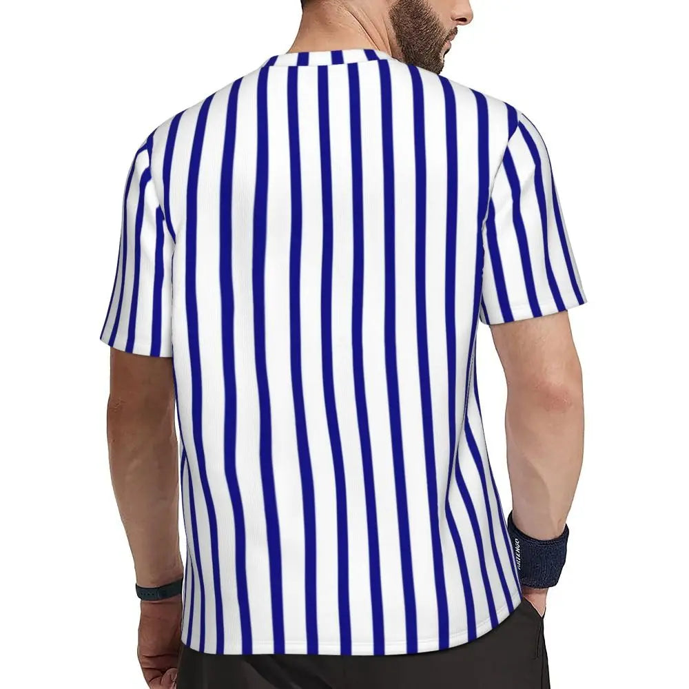 Gym T-Shirt Mondrian Line - Colorful Plaid Y2K Retro Graphic Tee