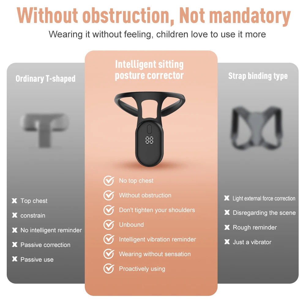 Smart Back Posture Corrector with Vibration Reminder