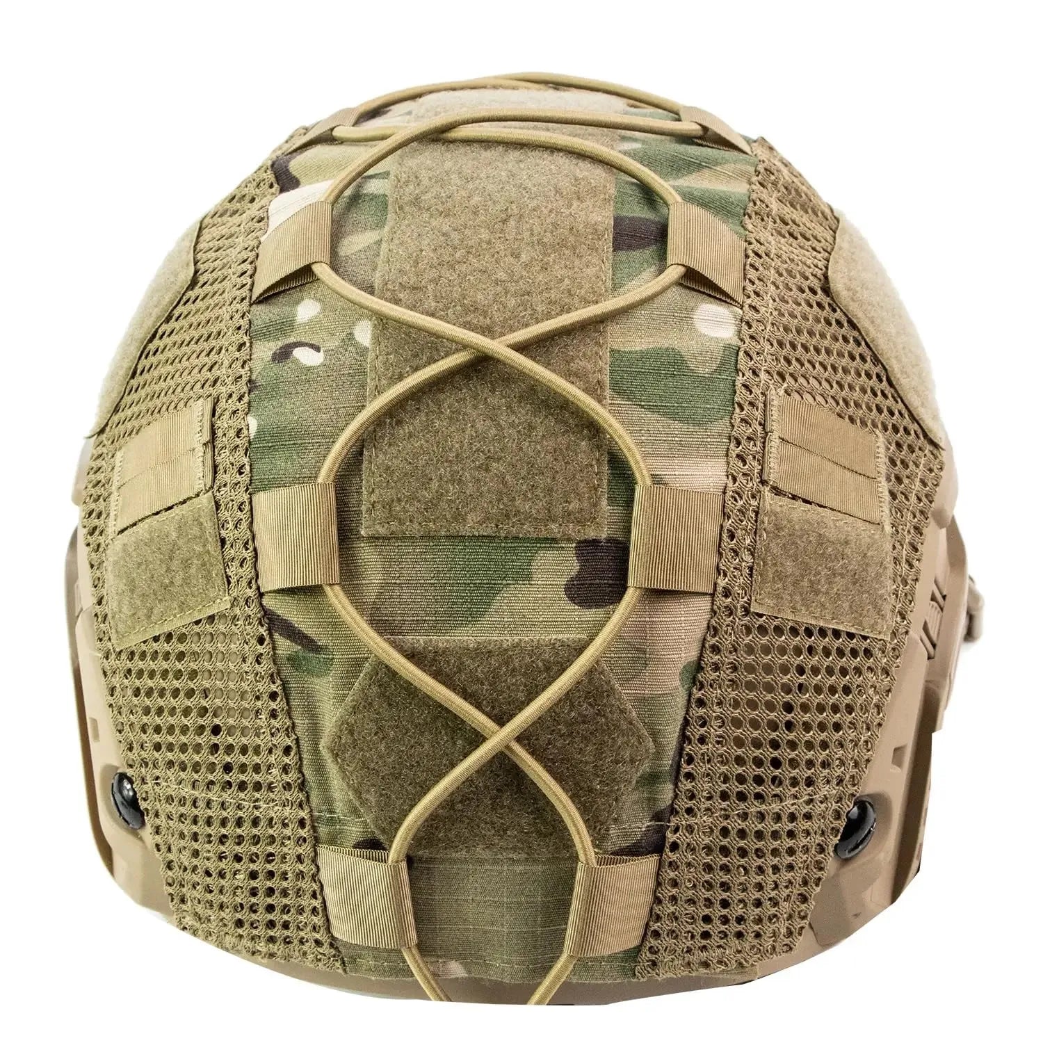 Tactical Helmet Cover - Multi-Camo Fast Helmet Cover for Airsoft & Paintball