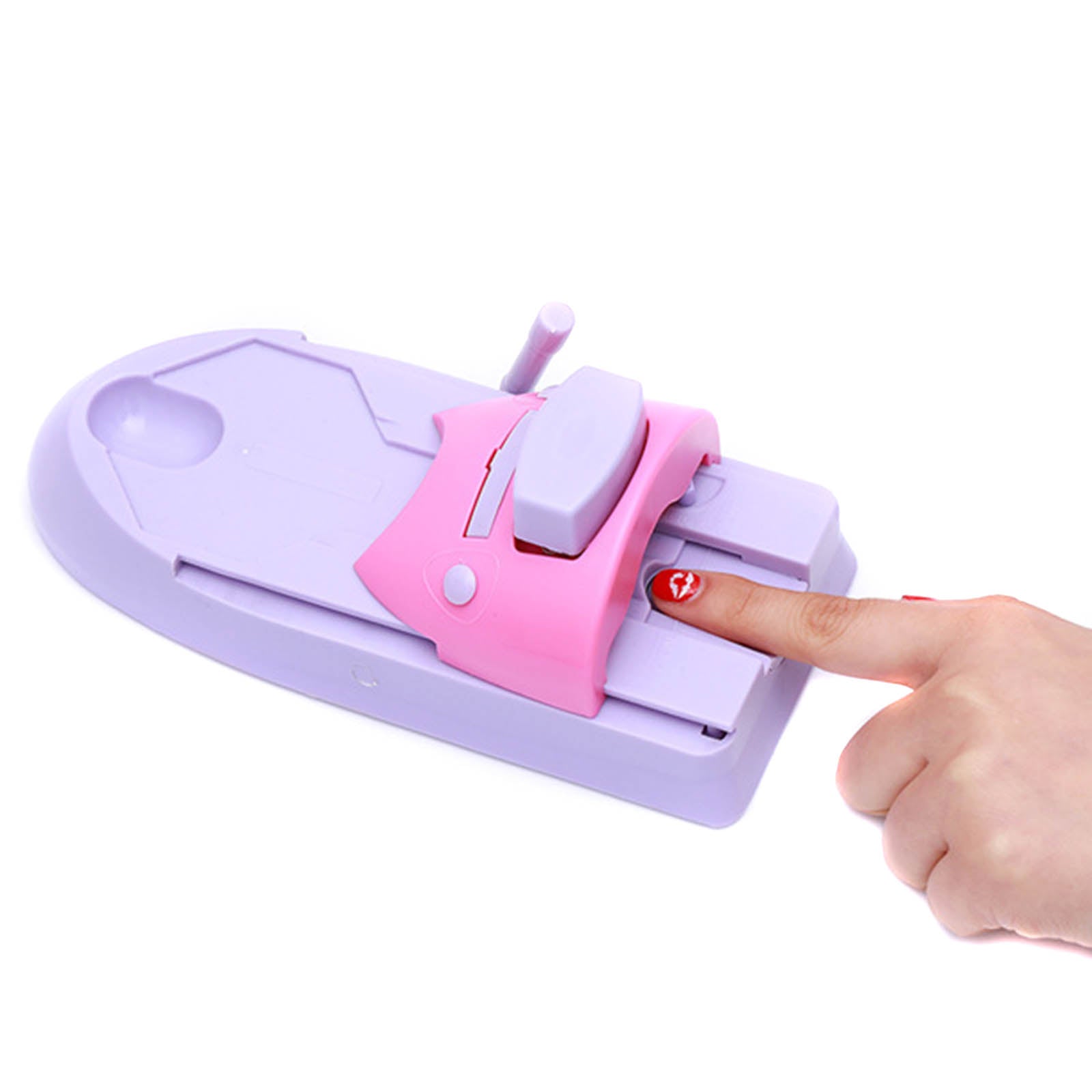 Machine d'impression pour nail art DIY avec 6 plaques à motifs - Outil de stamping facile à utiliser