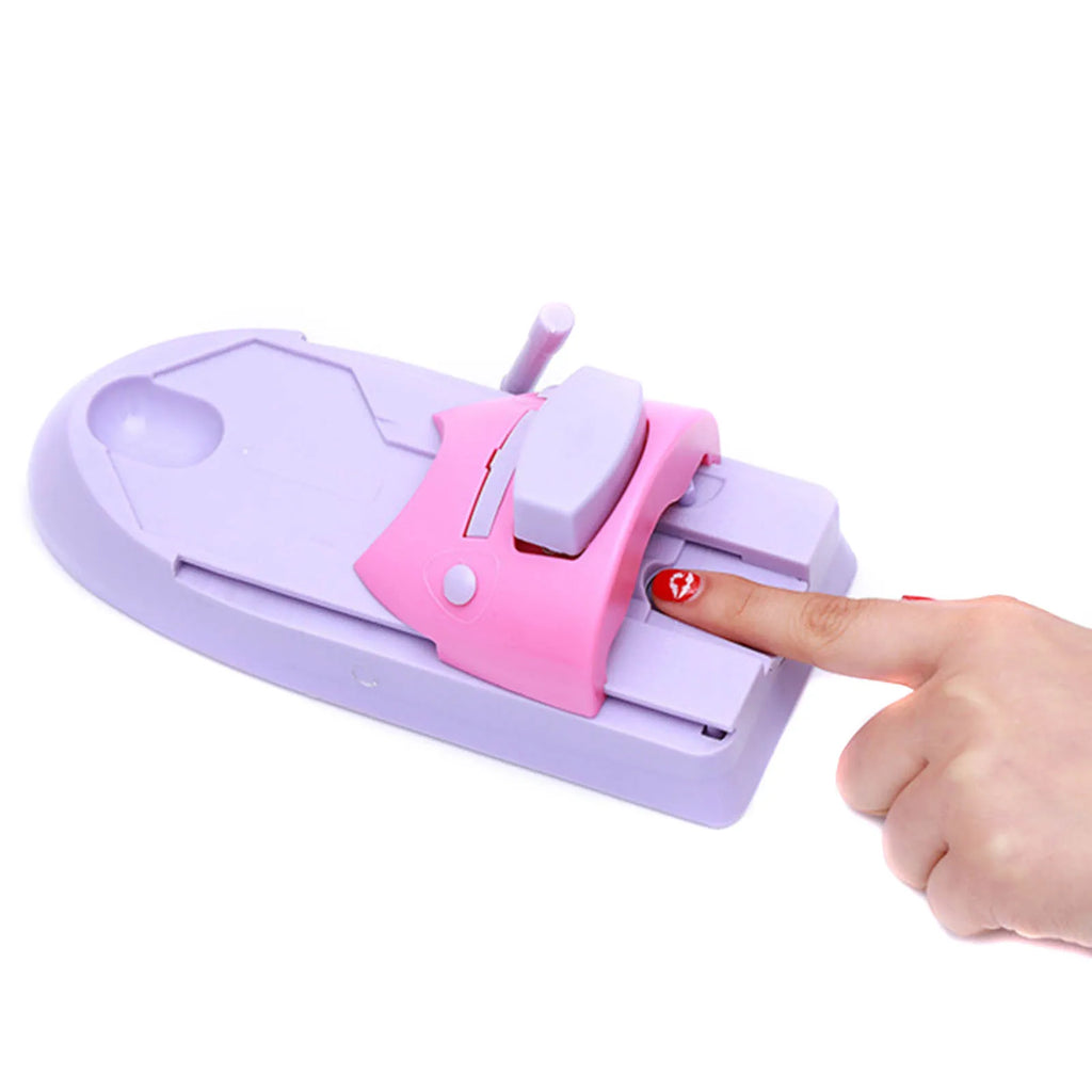 Machine d'impression pour nail art DIY avec 6 plaques à motifs - Outil de stamping facile à utiliser