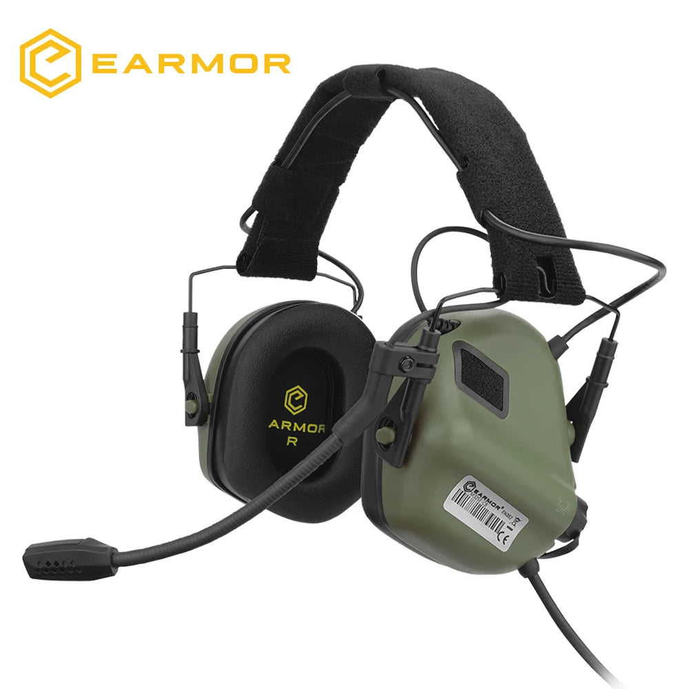 EARMOR M32 SE Tactical Headset - Electronic Noise Reduction for Shooting & Hunting