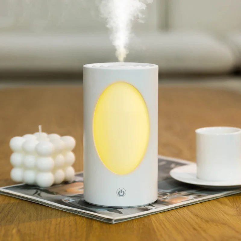 600ml Portable Aroma Diffuser - Wireless Humidifier with LED Lights