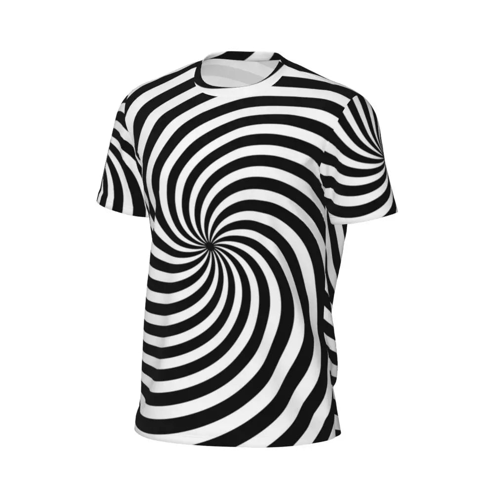 Gym T-Shirt Mondrian Line - Colorful Plaid Y2K Retro Graphic Tee