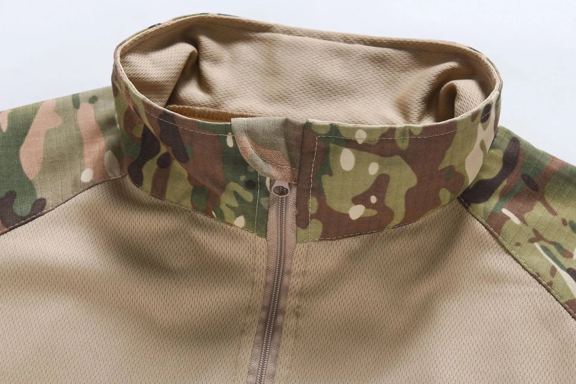 Camo Tactical Shirt Short Sleeve - Quick Dry Combat T-Shirt