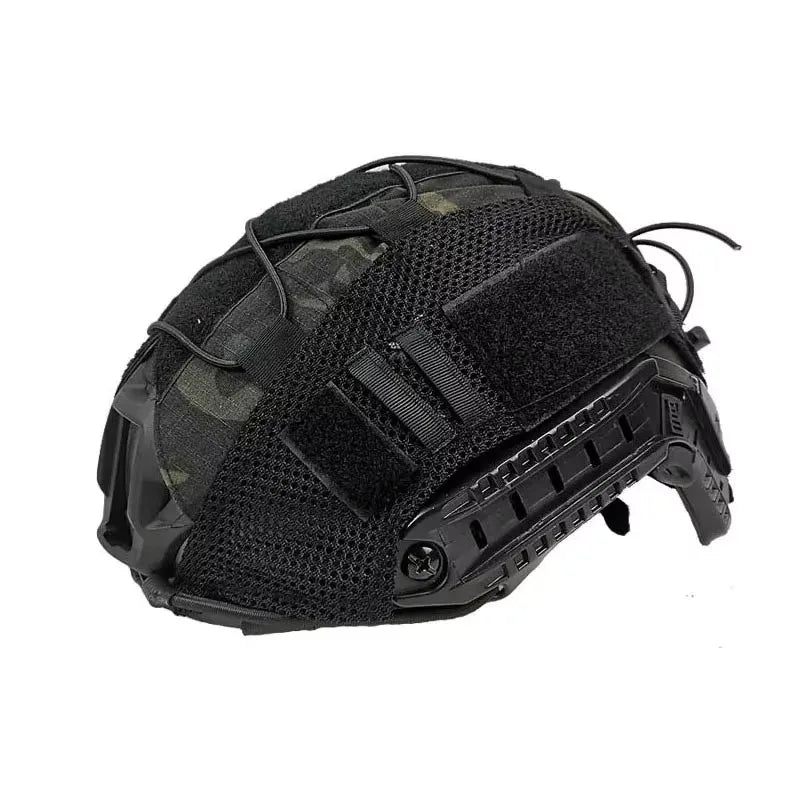 Tactical Helmet Cover - Multi-Camo Fast Helmet Cover for Airsoft & Paintball