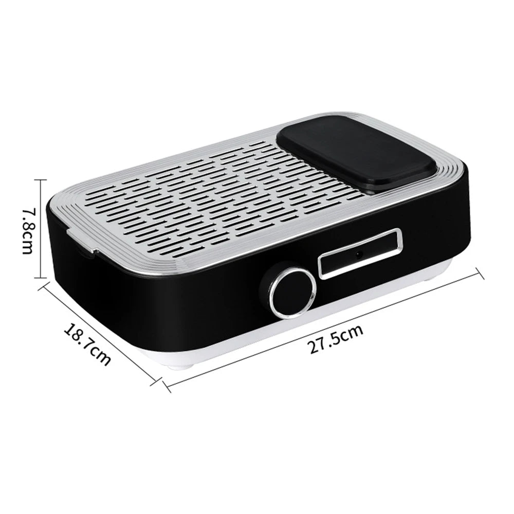 Nail Dust Collector – Powerful Nail Vacuum Fan 80W Dust Collector with Reusable Filter