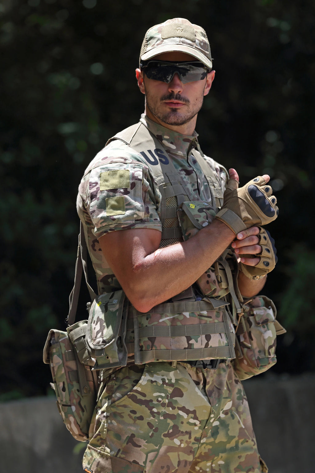Military MOLLE 2 Tactical Vest Complete Set