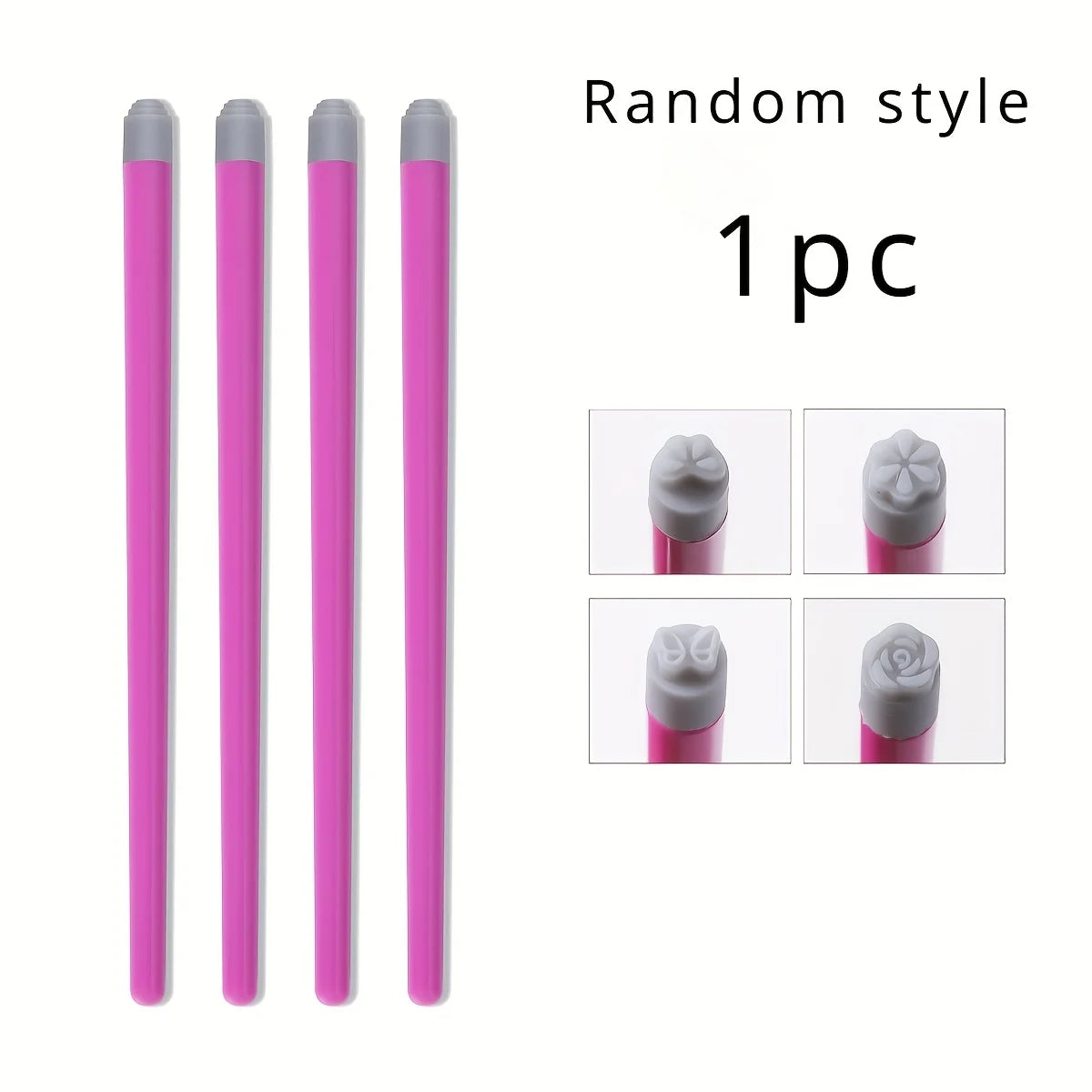 Stylo tampon pour nail art DIY, motif floral et papillon, graffiti pour ongles, outils de polissage, peinture et dessin pour manucure