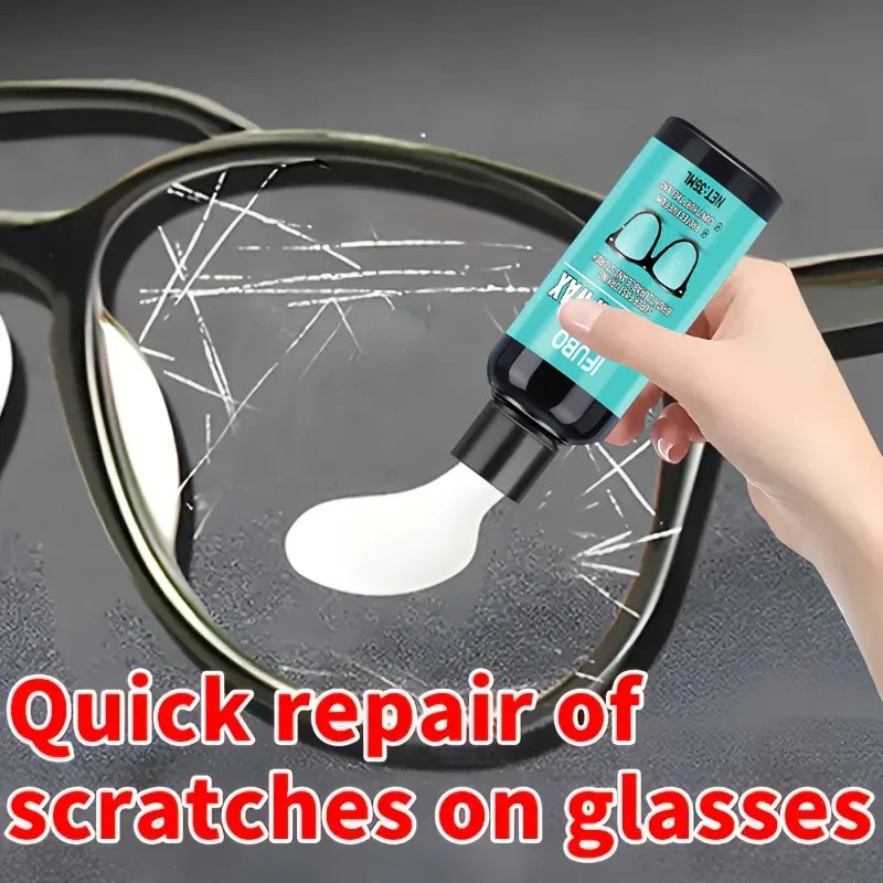Crème réparatrice pour rayures de lunettes - Polisseuse pour verres et montures de toutes lunettes