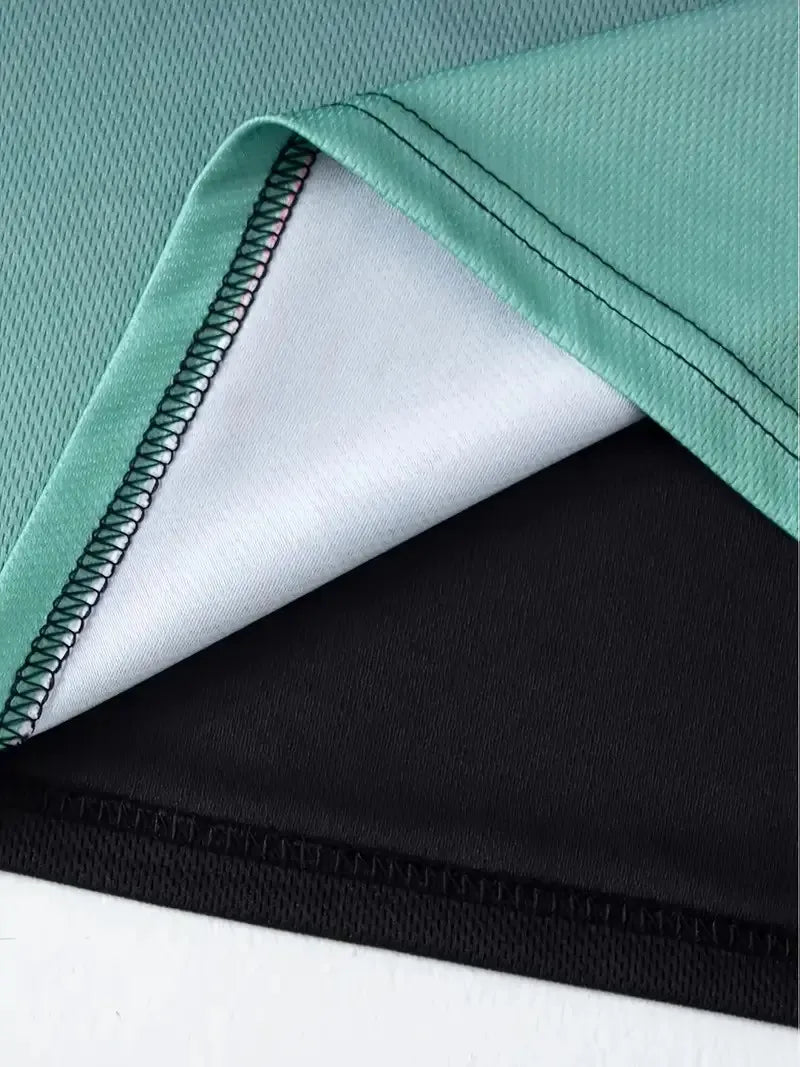 Sports suit for men, running quick-dry clothes, fitness clothes, badminton clothes, sports basketball training