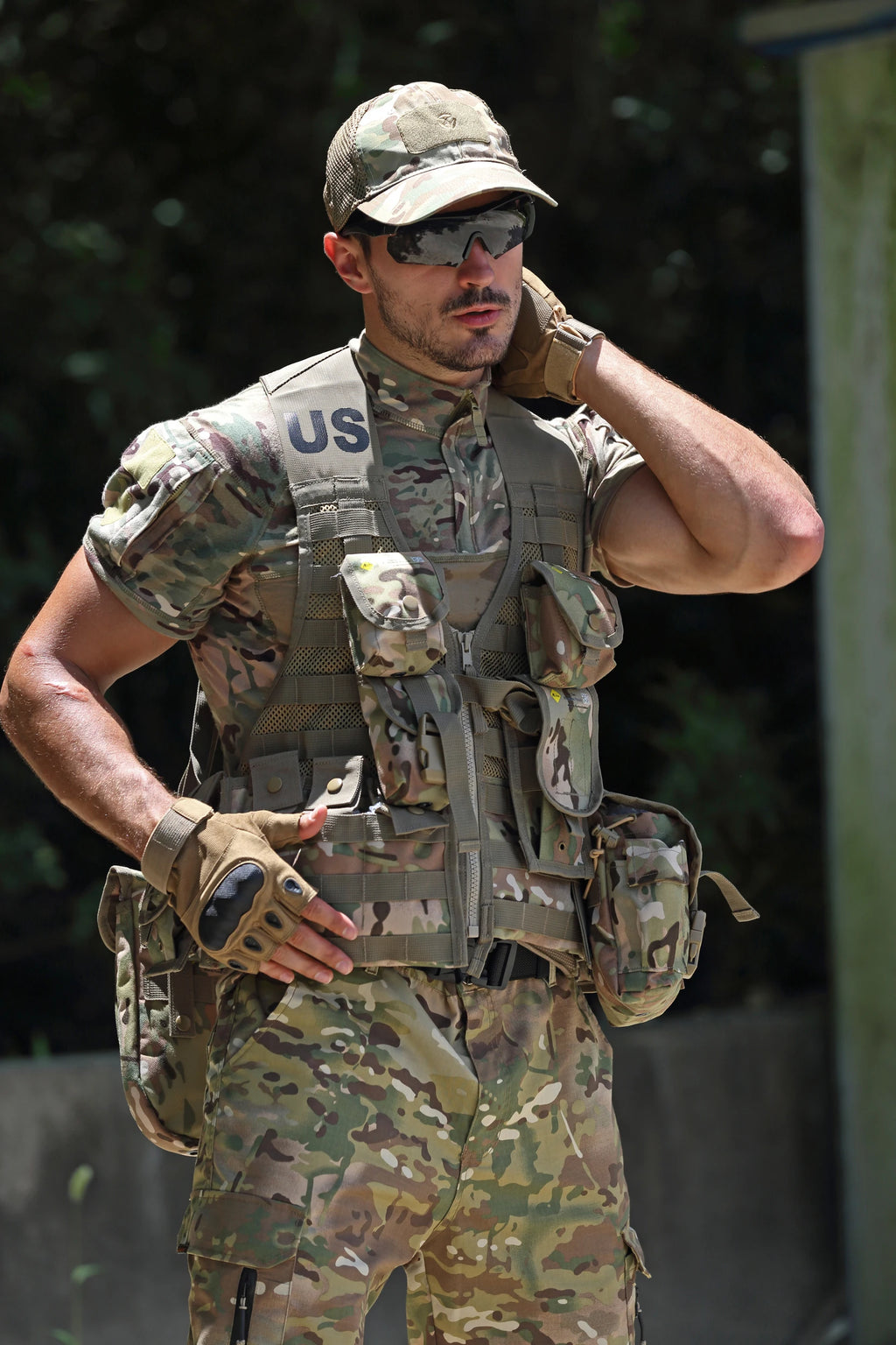 Military MOLLE 2 Tactical Vest Complete Set