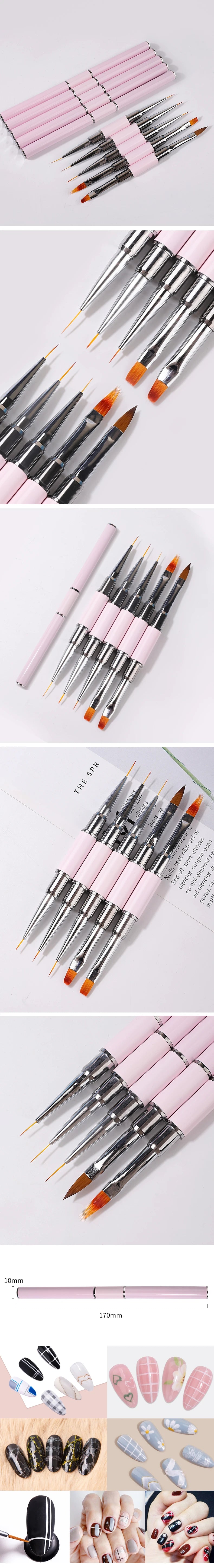 Professional Thin Liner Nail Art Brush - French Paint & UV Gel Decoration