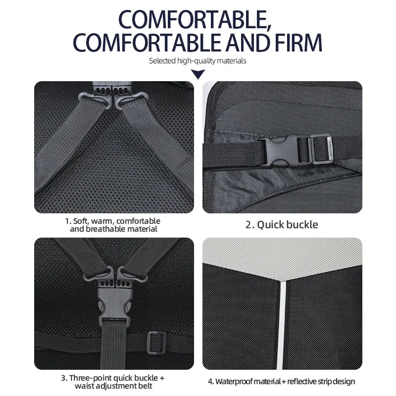 Siège enfant portable, équipement de voyage, coussin de sécurité trois points pour enfants de 1 à 8 ans