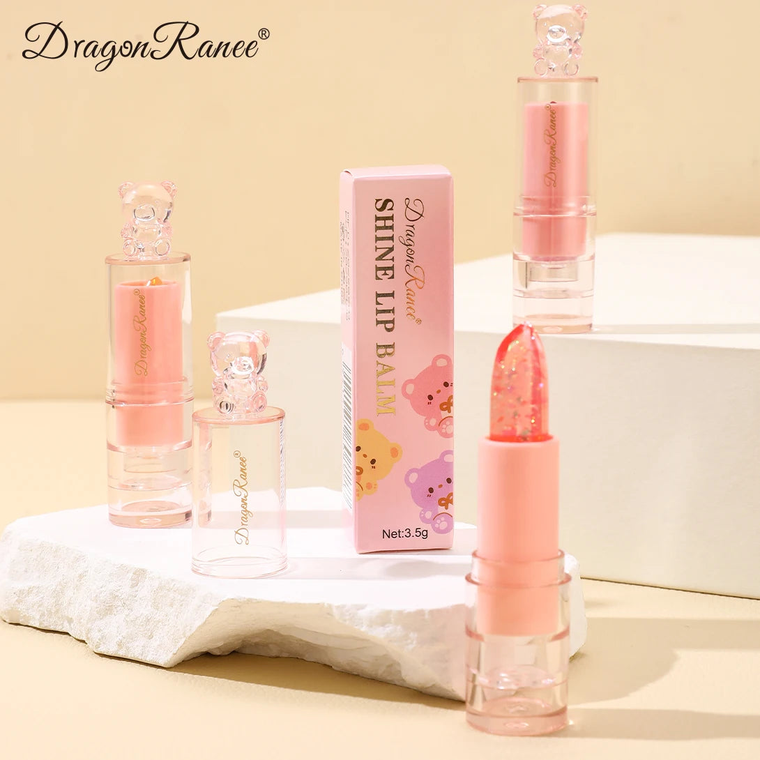 Color-Changing Glitter Lip Gloss