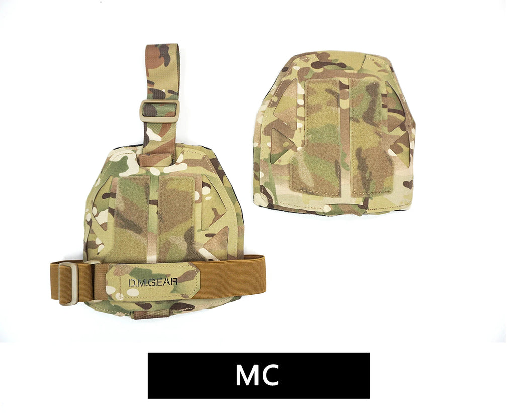 Gilet de protection d'épaule DMGear, équipement tactique de chasse, accessoire de protection pour airsoft, Molle, nylon universel