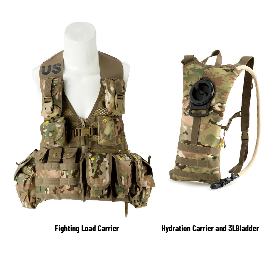 Military MOLLE 2 Tactical Vest Complete Set