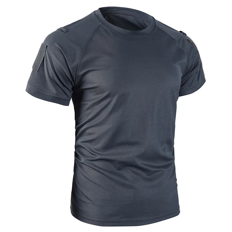 Tactical Short Sleeve T-Shirt - Quick Dry Athletic Military Tee
